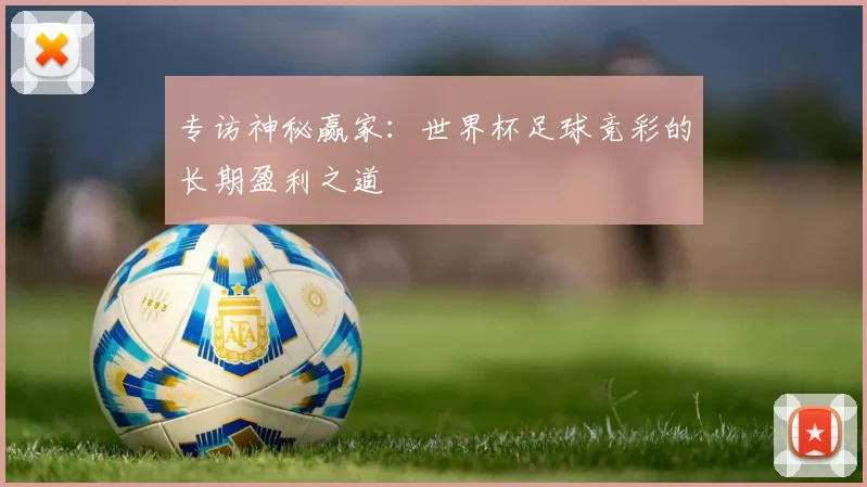 专访神秘赢家:世界杯足球竞彩的长期盈利之道
