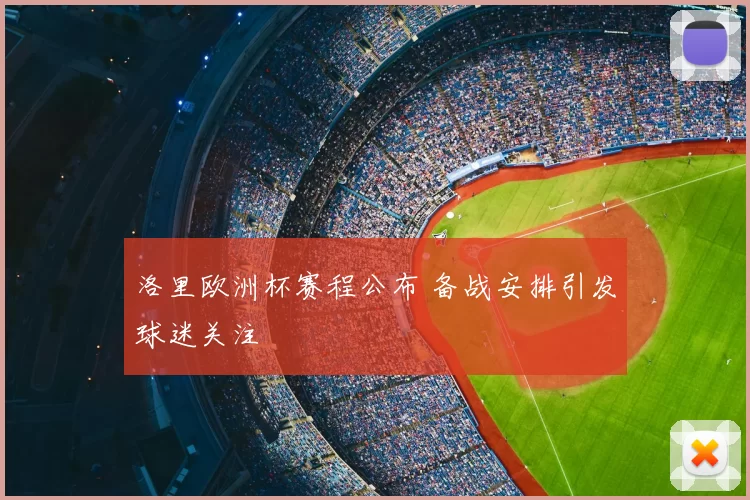 洛里欧洲杯赛程公布 备战安排引发球迷关注