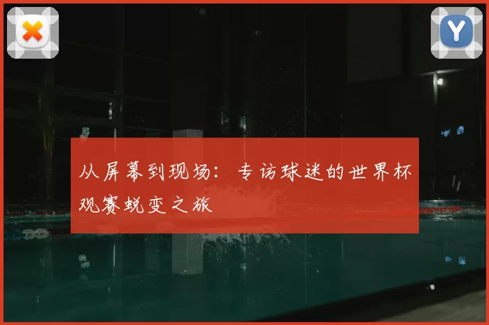从屏幕到现场:专访球迷的世界杯观赛蜕变之旅